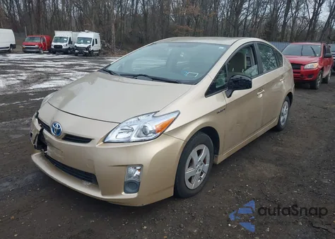 2011 Toyota Prius Three из США, поврежденный, VIN JTDKN3DU7B1365717